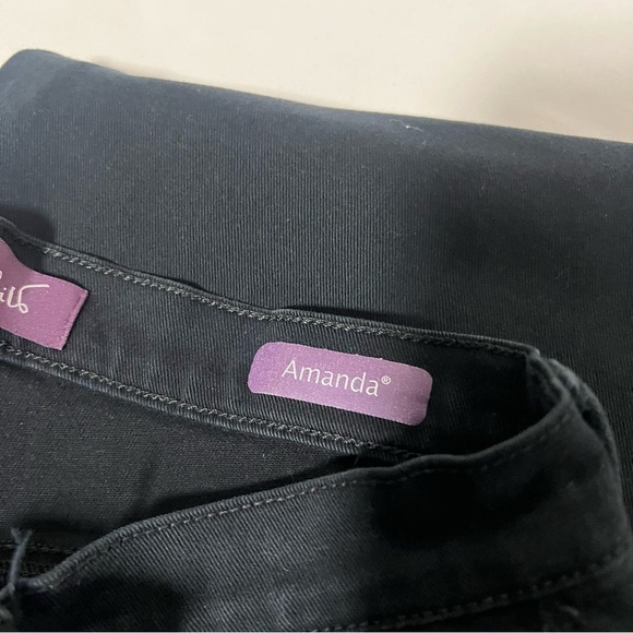 Gloria Vanderbilt Amanda Stretch Fabric Size 14 High Rise Straight Leg Jeans EUC - Picture 4 of 10